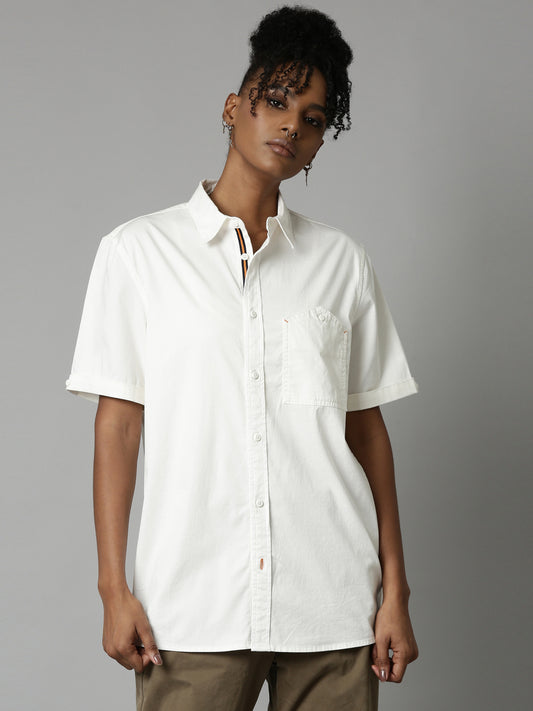 Off-White Short Sleeve Shirt