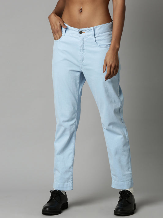 Skyblue 5-Pocket Slim Fit Trouser